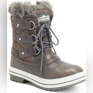 Polar Products Snow Boot Quilted Short Winter Snow Rain Warm Waterproof Boots